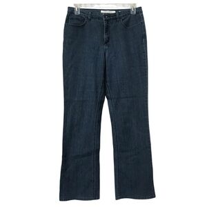 Jones New York Jeans Bootcut blue jeans stretch denim 12 - Inseam 32" Boot Cut
